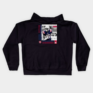 Jakobi Meyers Paper Poster Kids Hoodie